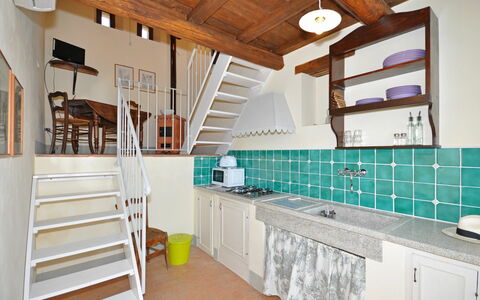 Feriebolig Forno House: Frokostlokale, Køkken, Stue