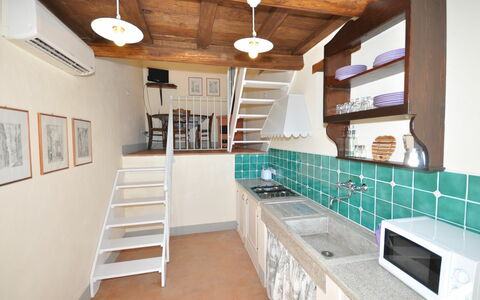 Feriebolig Forno House: Frokostlokale, Køkken, Stue