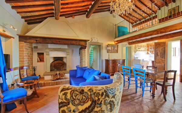 Feriebolig Belvedere Apartment: Frokostlokale, Stue