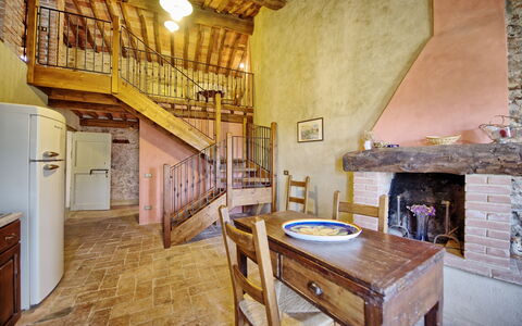 Feriebolig Torre: Frokostlokale, Køkken