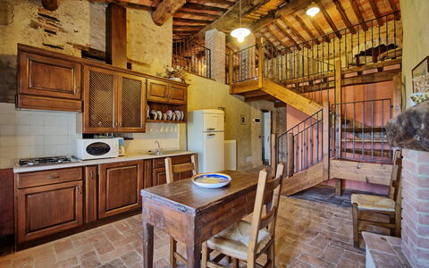 Feriebolig Torre: Frokostlokale, Køkken