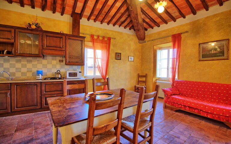 Feriebolig Vescovo: Frokostlokale, Køkken, Stue