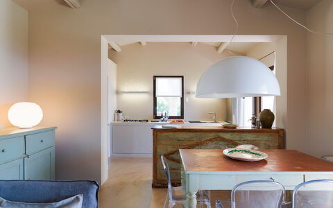 Feriebolig Isla Verde - Ulivi: Frokostlokale, Stue