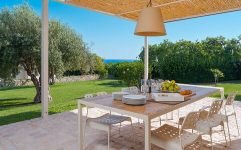 Feriebolig Isla Verde - Gelsi: Altan / terrasse / gårdhave, Udendørs, Udvendige, Visninger