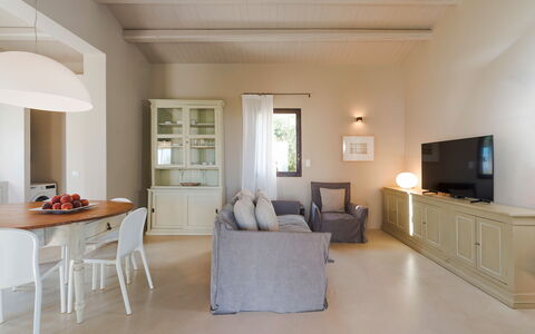 Feriebolig Isla Verde - Gelsi: Frokostlokale, Stue