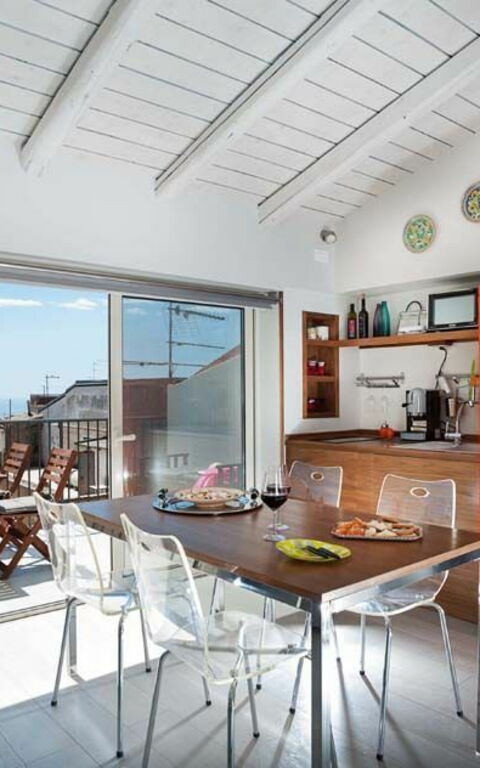 Taormina Suite: Frokostlokale, Køkken, Stue