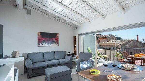 Taormina Suite: Altan / terrasse / gårdhave, Stue, Visninger