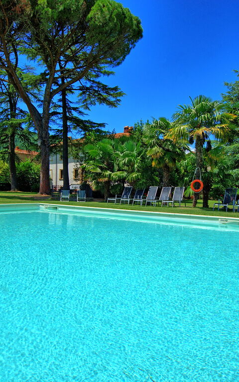 Villa Capolona: pool, Udendørs