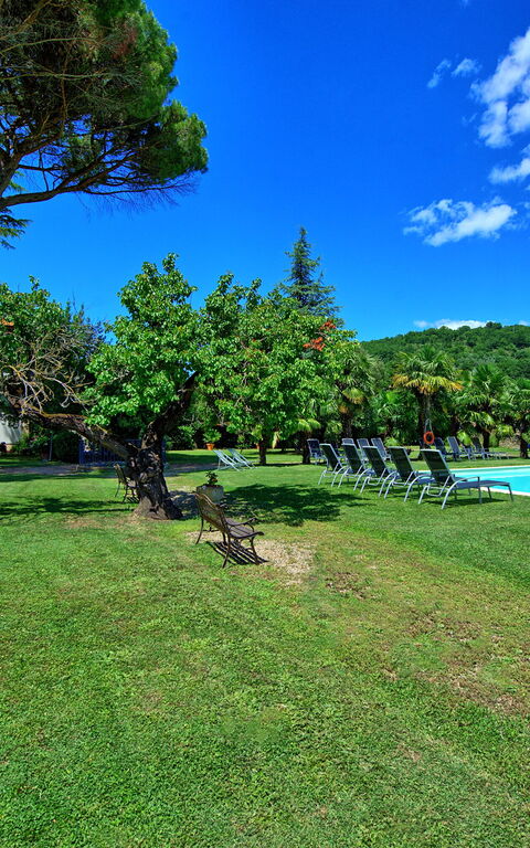 Villa Capolona: Have, pool, Udendørs, Visninger
