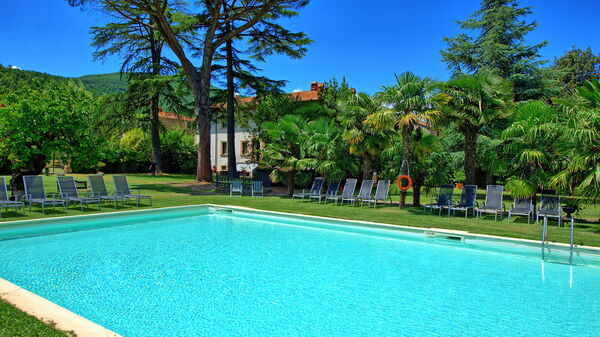 Villa Capolona: pool, Udendørs