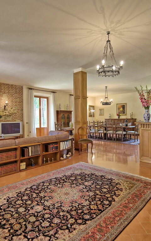 Villa Lauretana: Frokostlokale, Stue