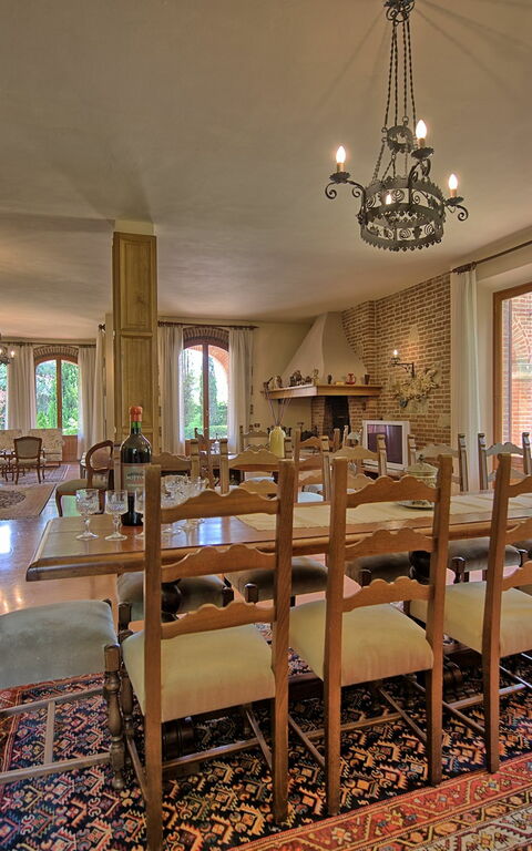 Villa Lauretana: Frokostlokale, Stue