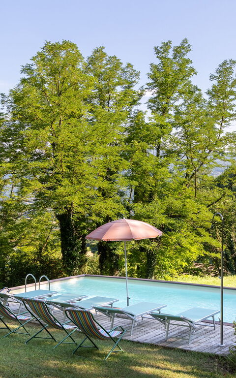 Casale Giotto: Have, pool, Udendørs, Udvendige