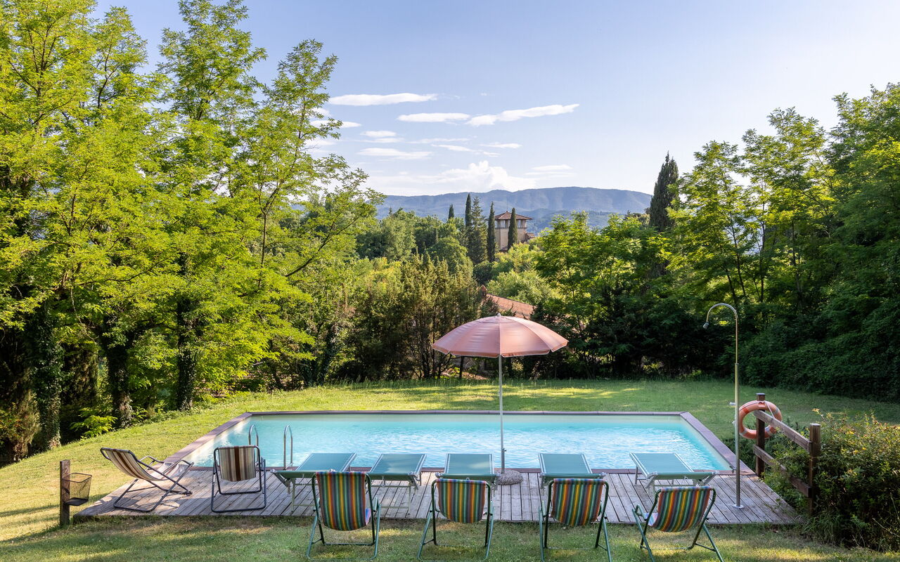 Casale Giotto: Have, pool, Udendørs, Udvendige