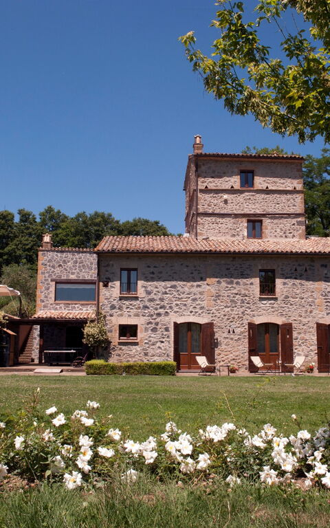 Casale Porano: Have, Udvendige