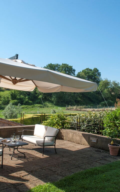 Casale Porano: Have, Udvendige