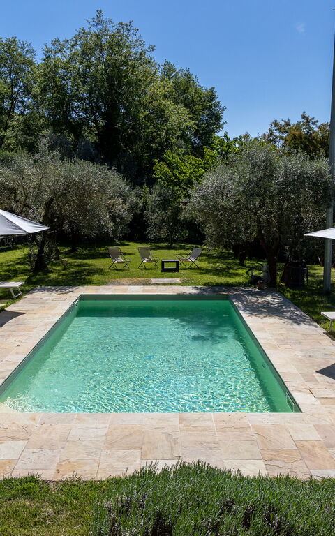 Villa Morandi: Have, pool, Udendørs
