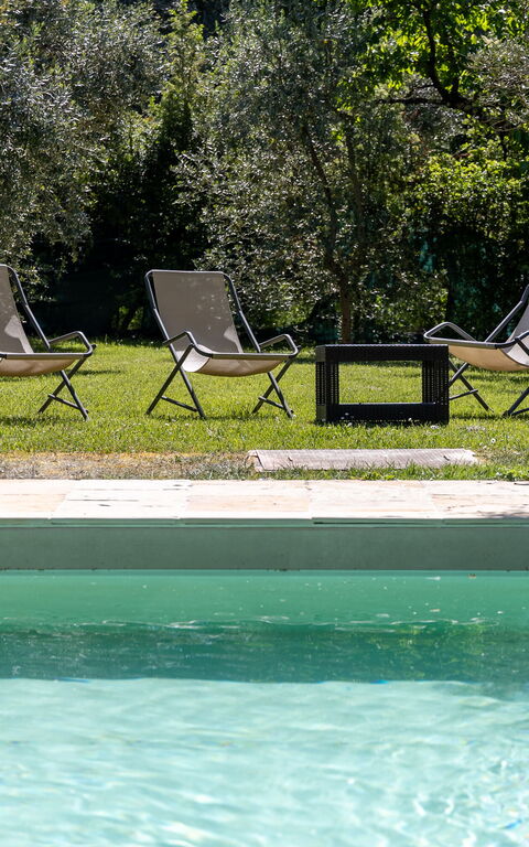 Villa Morandi: pool, Udendørs