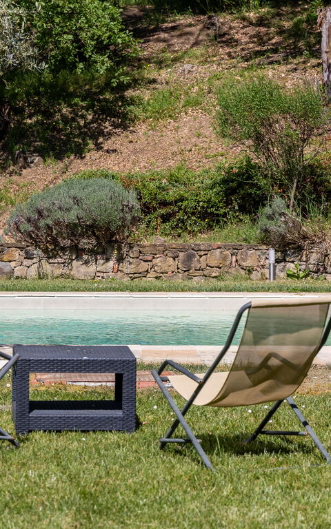 Villa Morandi: Have, pool, Udendørs