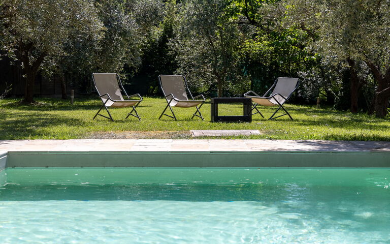 Villa Morandi: pool, Udendørs
