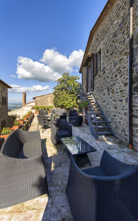 Villa Piazza Della Fortezza: Altan / terrasse / gårdhave