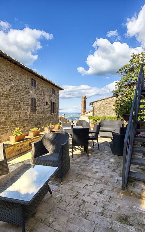 Villa Piazza Della Fortezza: Altan / terrasse / gårdhave