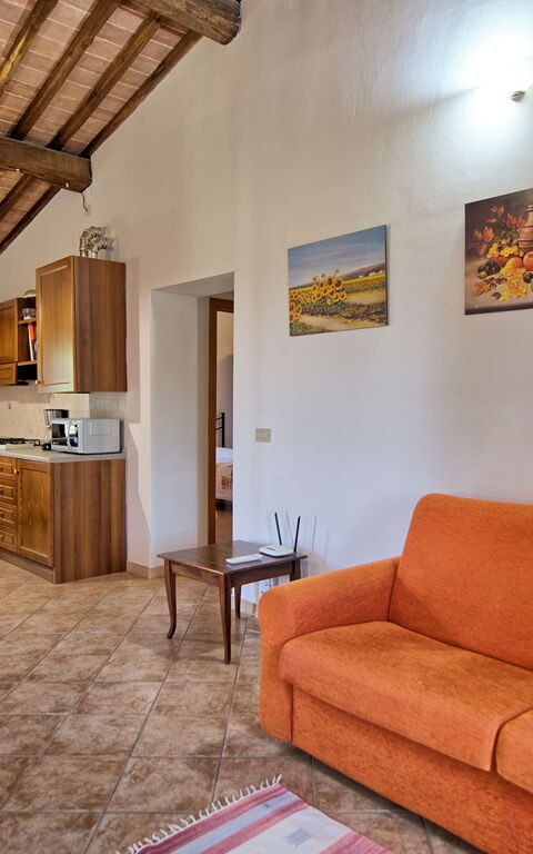 Villa Picchio: Frokostlokale, Køkken, Stue