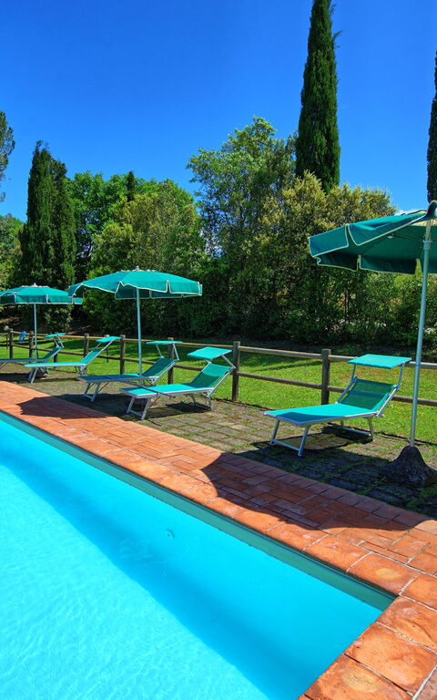 Villa Picchio: pool, Udendørs