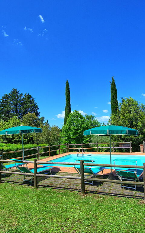 Villa Picchio: Have, pool, Udendørs, Udvendige