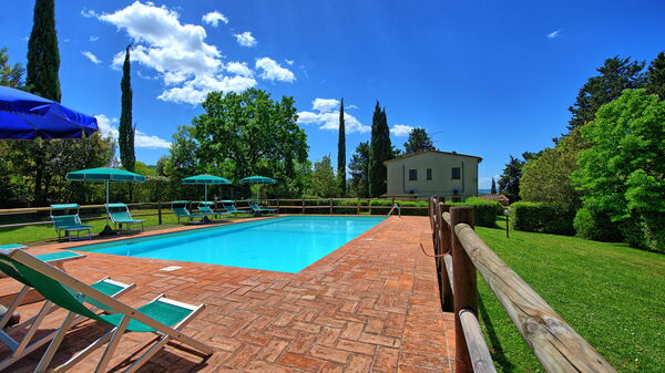 Villa Picchio: Have, pool, Udendørs