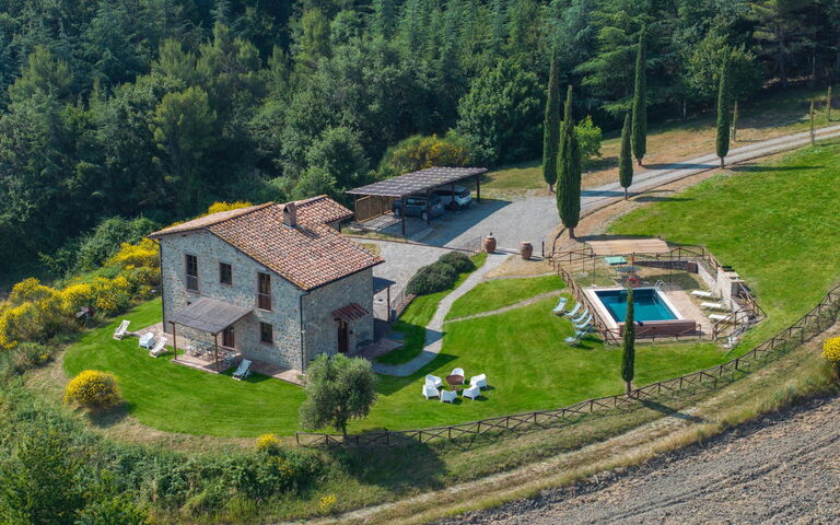 Villa San Michele: Have, pool, Udendørs, Udvendige, Visninger