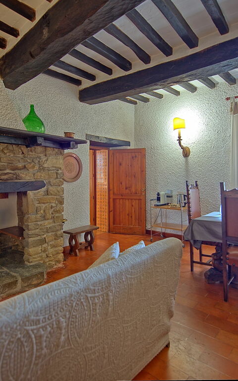 Villa Uccellaia: Frokostlokale, Stue