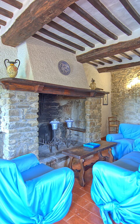 Villa Uccellaia: Stue