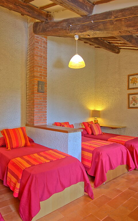 Villa Uccellaia: soveværelse