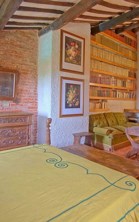 Villa Uccellaia: soveværelse