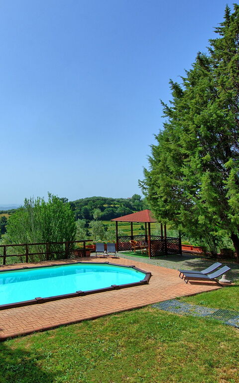 Villa Uccellaia: pool, Visninger