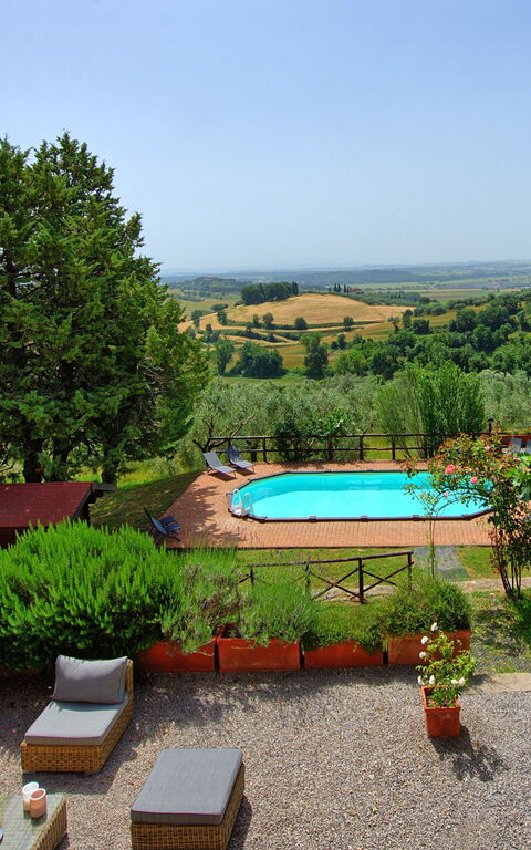 Villa Uccellaia: pool, Visninger