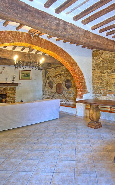 Villa Uccellaia: Stue