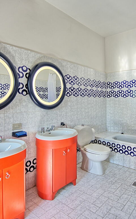 Villa Uccellaia: Badeværelse