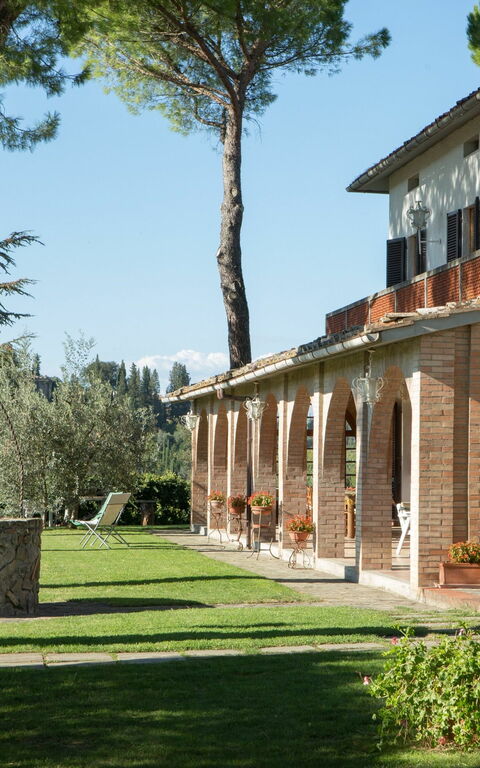 Villa Treppiè: Have, Udvendige