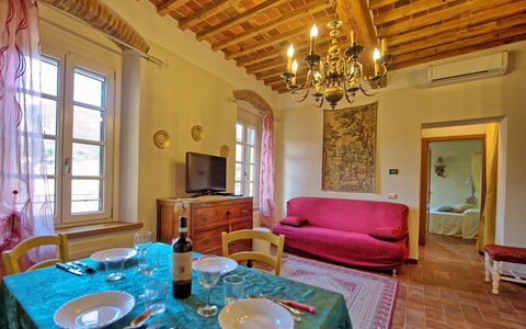 Feriebolig Flavia 6: Frokostlokale, Stue