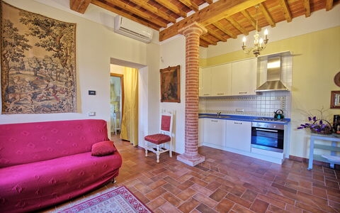 Feriebolig Flavia 6: Køkken, Stue