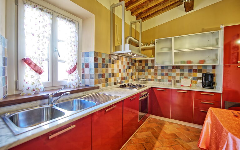 Feriebolig Flavia 1: Frokostlokale, Køkken