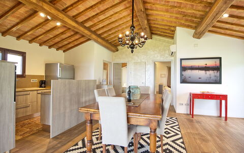 Feriebolig Marcello: Frokostlokale, Køkken