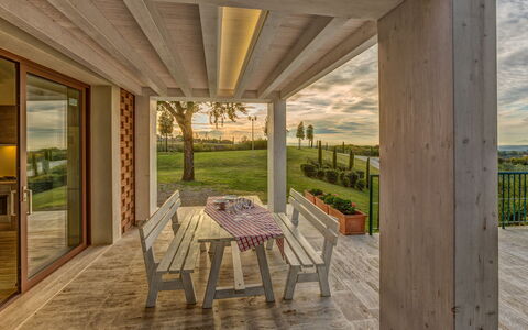 Feriebolig Fornace 2: Have, Udvendige