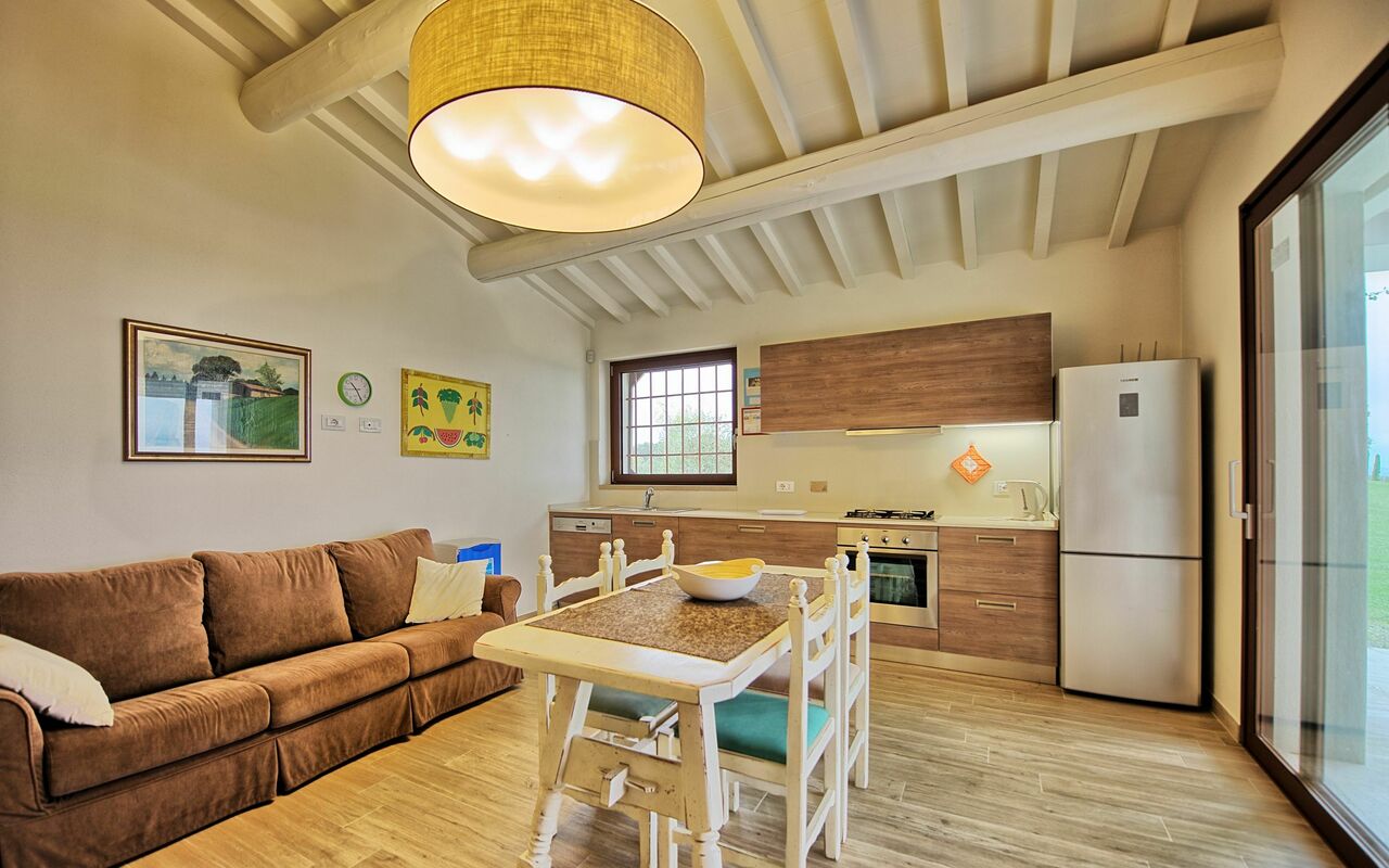 Feriebolig Fornace 2: Frokostlokale, Køkken, Stue