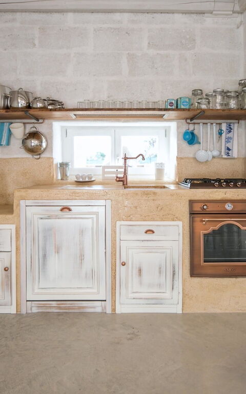 Trullo Torre Suda: Frokostlokale, Køkken