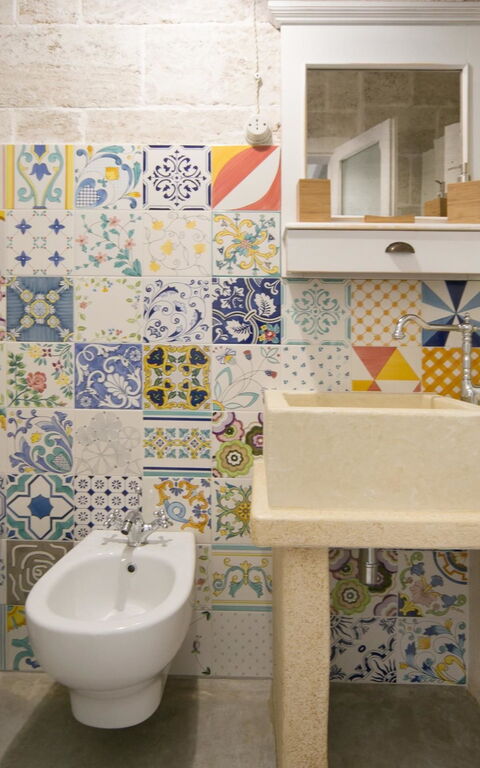 Trullo Torre Suda: Badeværelse