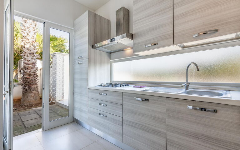 Feriebolig Cotriero Crystal: Hovedindgang, Køkken