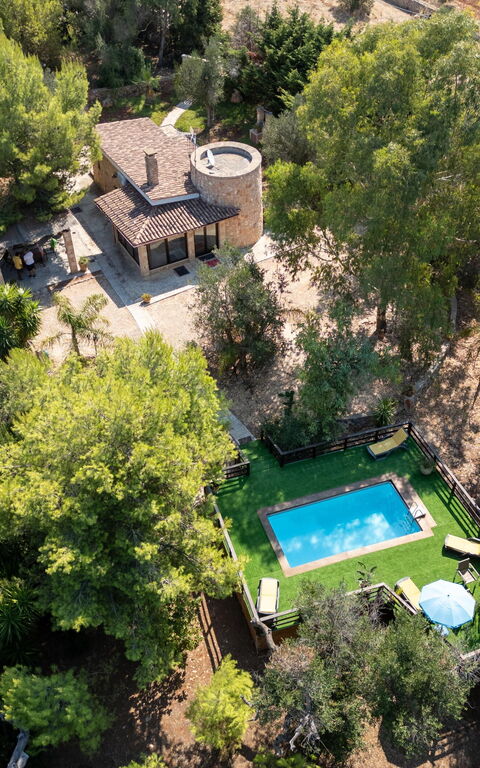Villa Serena Maria: Have, pool, Visninger